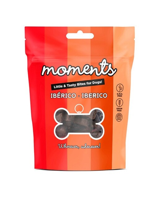 Snack para perros adultos Moments Ibérico 60 g