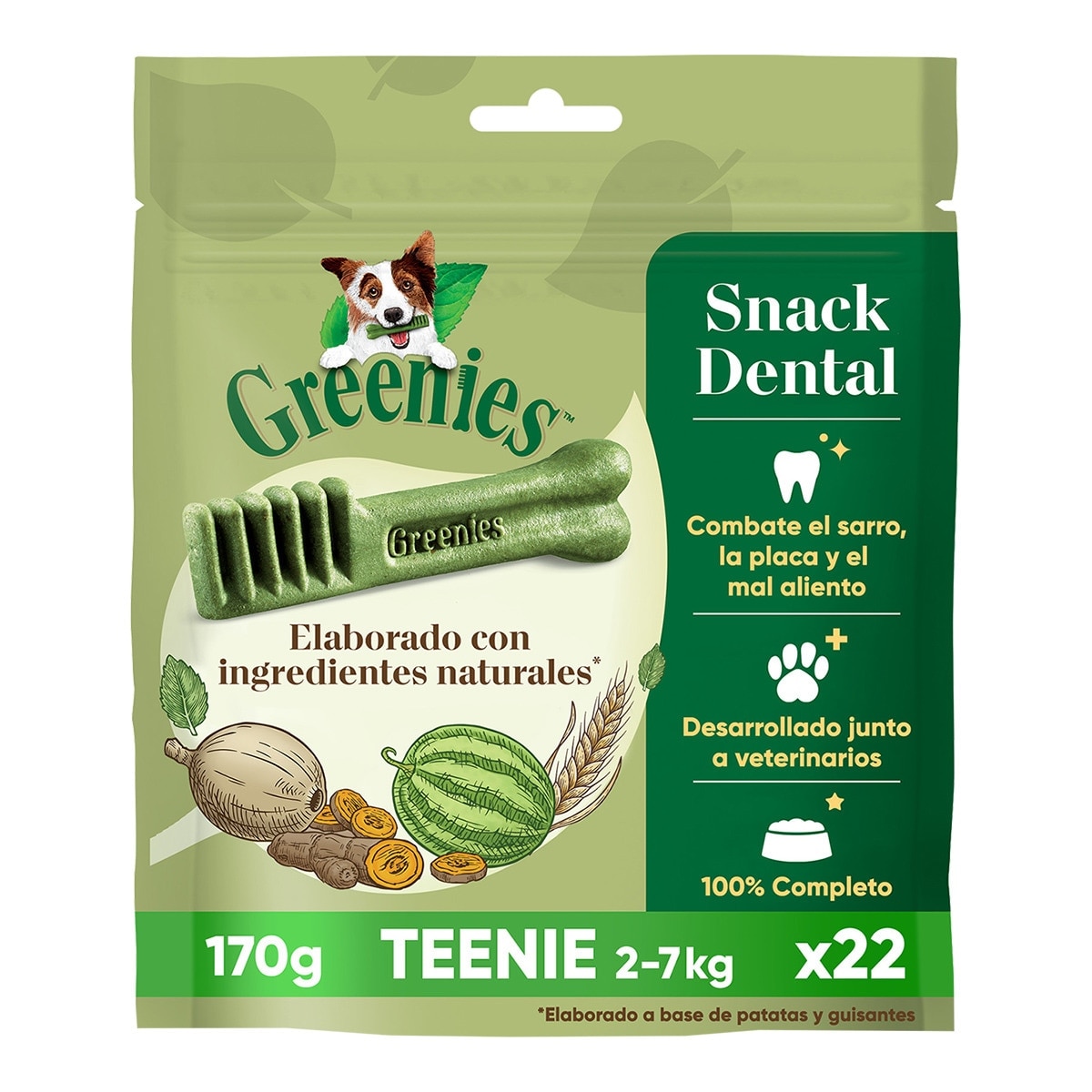 Greenies - Snack dental para perros pequeños Greenies Teenie