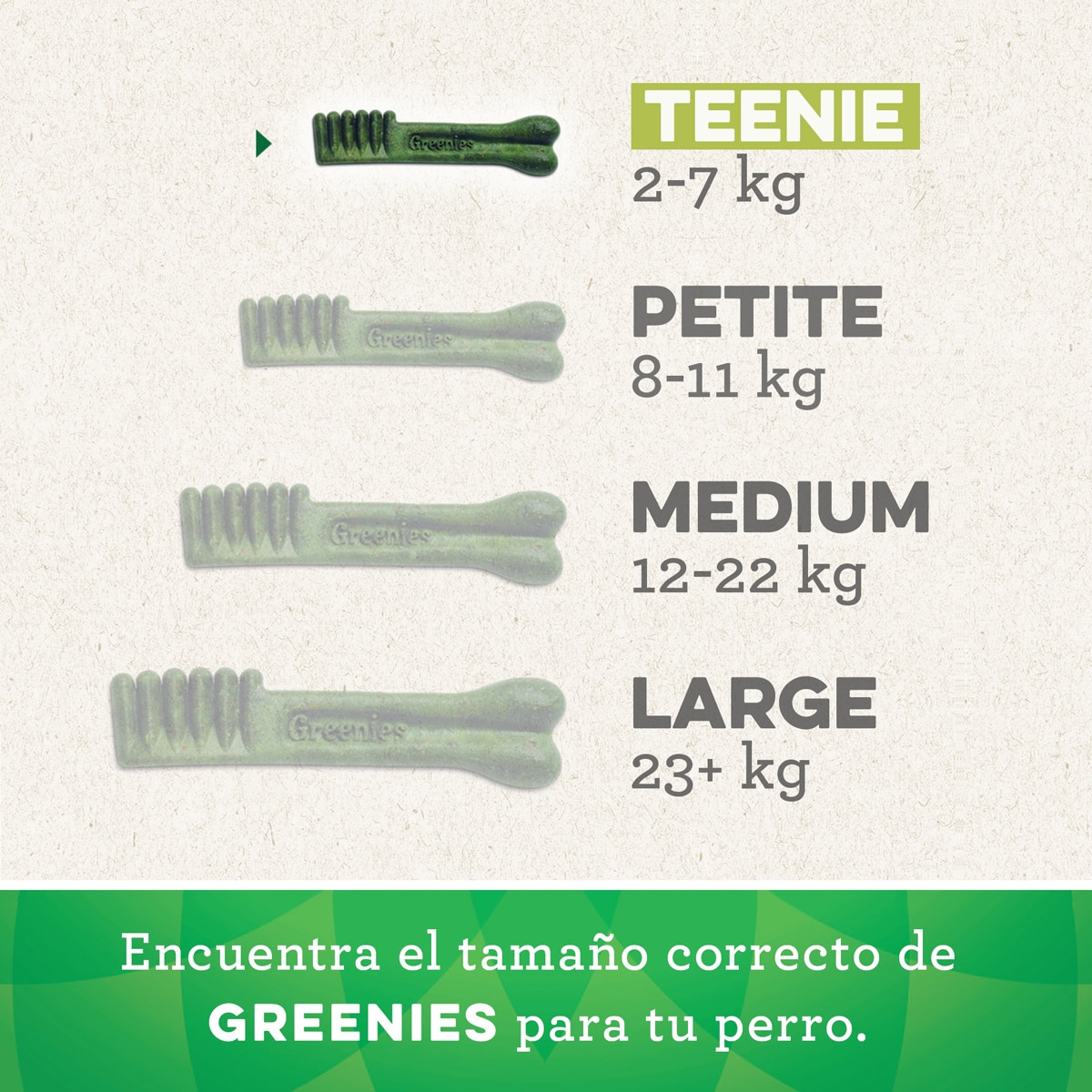 Snack dental para perros pequeños Greenies Teenie 7