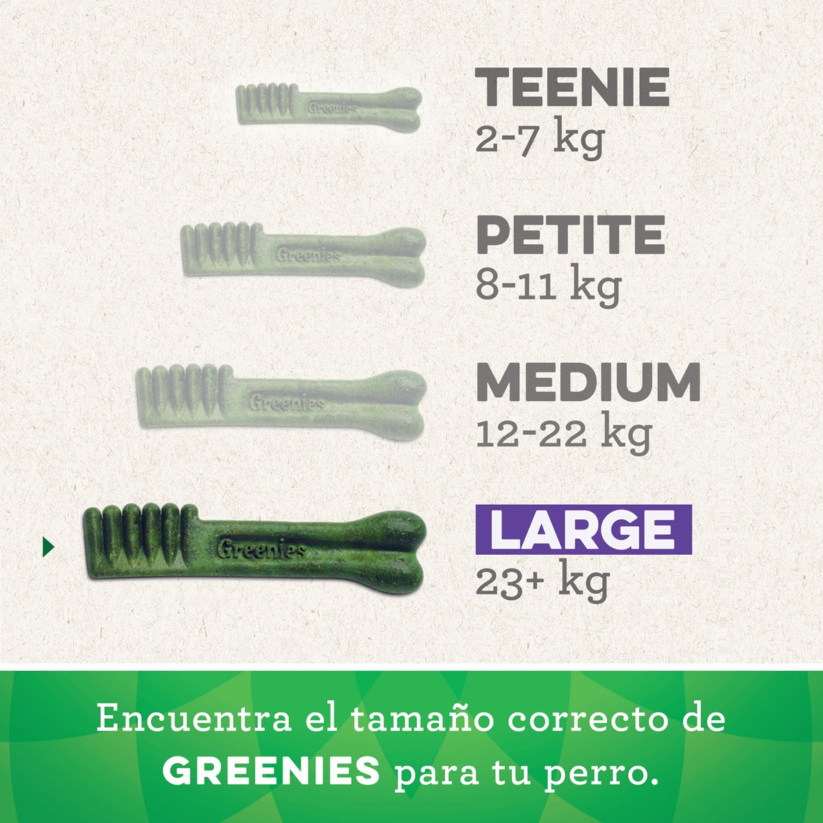 Snack dental para perros Greenies Large Original 170 g 7