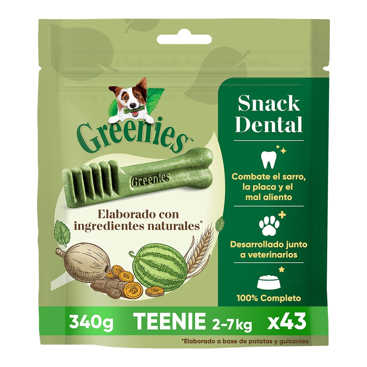 Greenies - Snack dental para perros pequeños Greenies Teenie