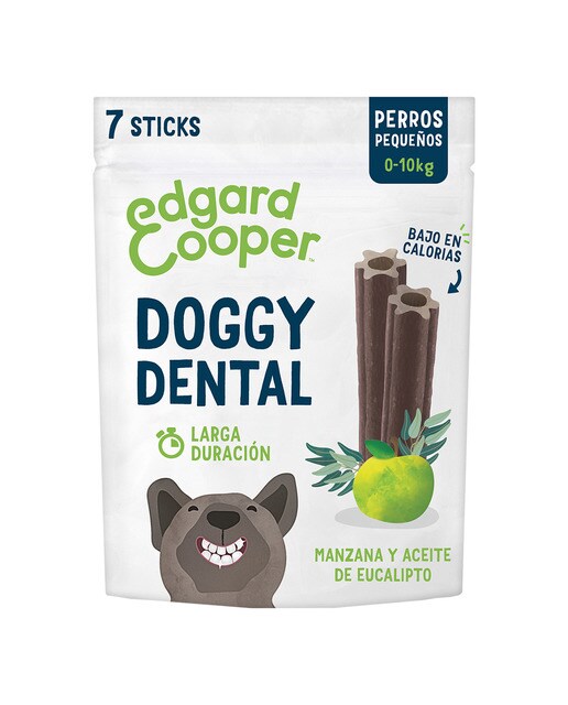 Edgard & Cooper - Snack dental para perros minis y pequeños Edgard & Cooper Doggy Dental manzana y eucalipto…