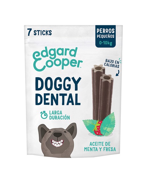 Edgard & Cooper - Snack dental para perros minis y pequeños Edgard & Cooper fresa y menta 120 g
