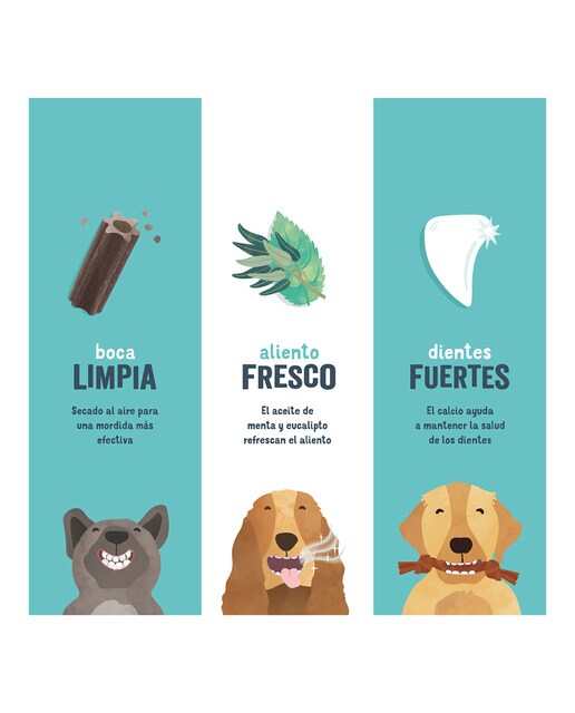 Snack dental para perros minis y pequeños Edgard & Cooper fresa y menta 120 g 3