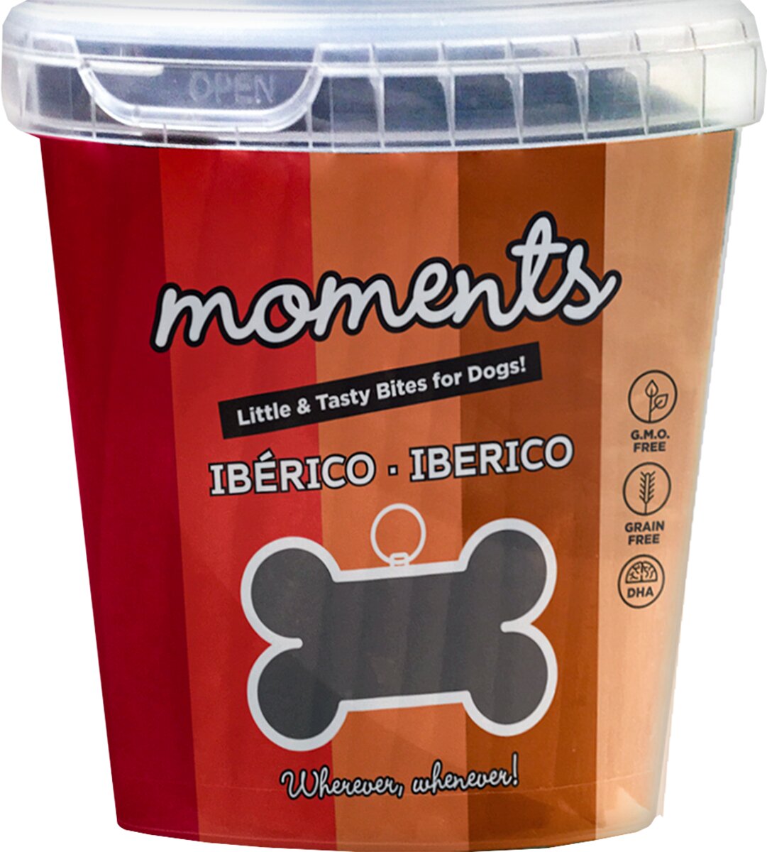 Moments - Snack para perros adultos Moments ibérico 600 g