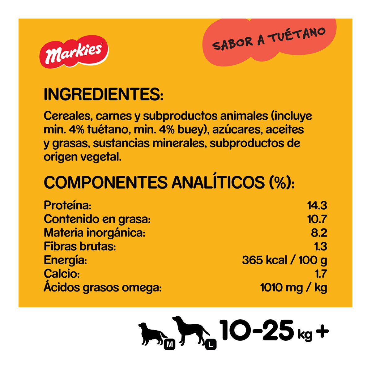 Snack para perros adultos medianos y grandes Pedigree Markies tuétano 1,5 kg 4