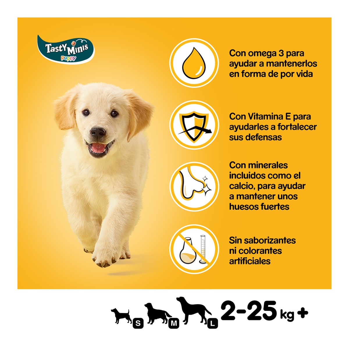 Snack para perros junior Pedigree Tasty Minis pollo 125 g 3
