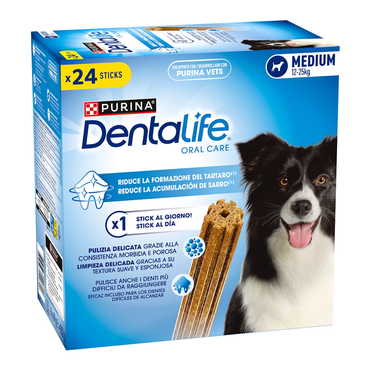 Purina Dentalife - Snack dental para perros medianos Purina DentaLife Daily Oral Care