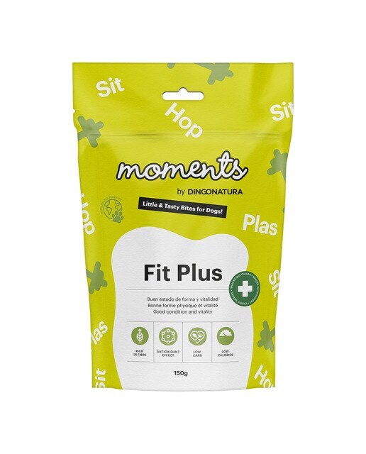 Snack para perros Moments Fit Plus pollo 150 g