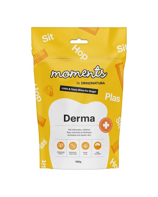 Moments - Snack para perros Moments Derma pollo 150 g