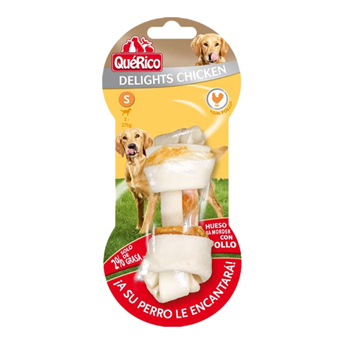 QuéRico - Snack para perros QuéRico Delights S pollo 35 g