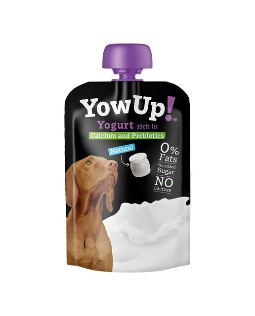 Yogur natural sin lactosa para perros adultos Yow Up 115 g