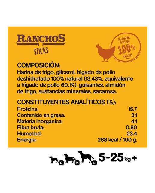 Imagen 2 de Snack para perros Pedigree Ranchos cubes pollo 70 g