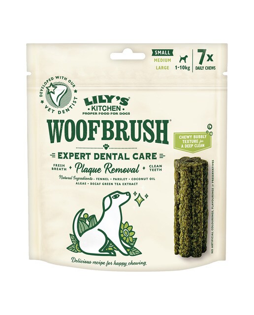 Lily's Kitchen - Snack dental para perros pequeños Lily's Kitchen Woofbrush Chew.