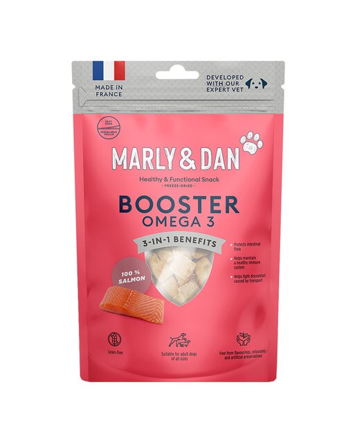 Marly & Dan - Snack para perros adultos Marly & Dan salmón liofilizado 50 g