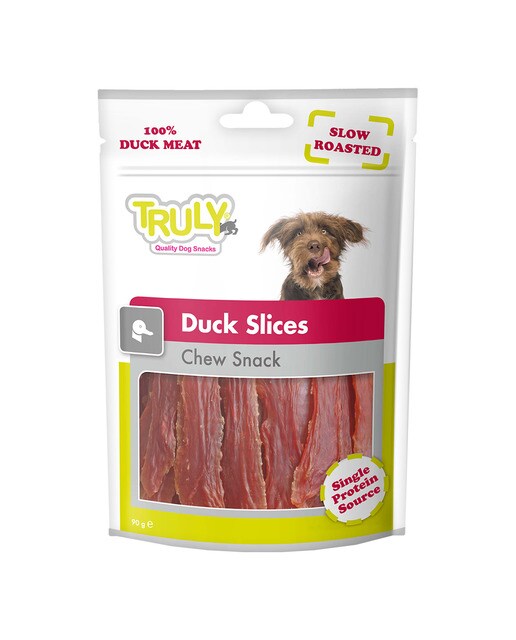 Truly - Snack para perros adultos Truly filete de pato desecado 90 g