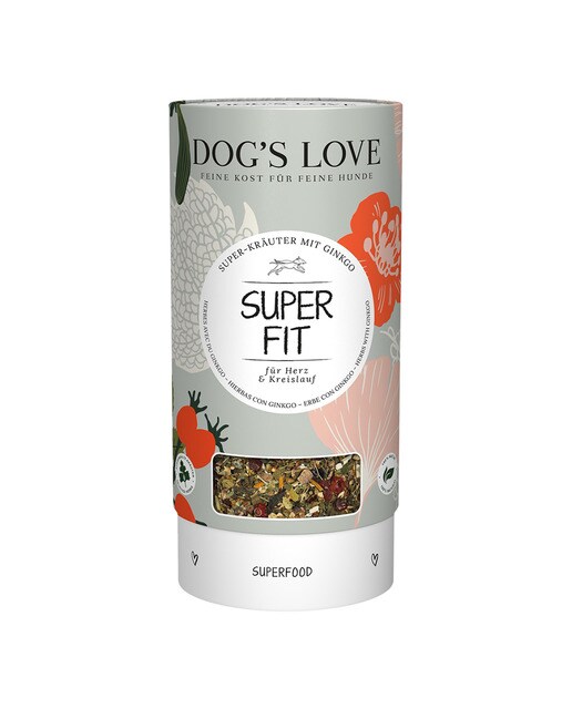 Dog's Love - Alimento complementario hierba super fit para perros adultos Dog's Love corazón y circulación 70…