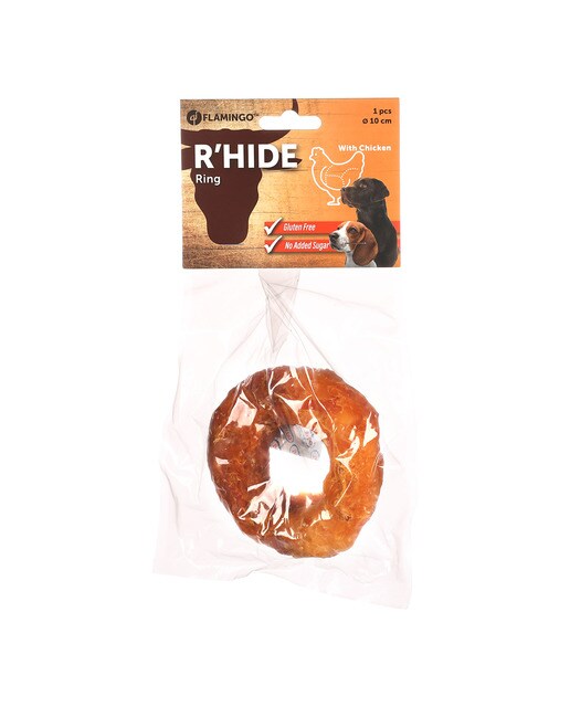 Flamingo - Snack para perros adultos Flamingo anillo de pollo con forma de donut 110 g