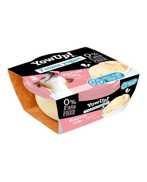 Imagen 0 de Yogur helado para perros y gatos Yow Up pastel de bacon 110 g