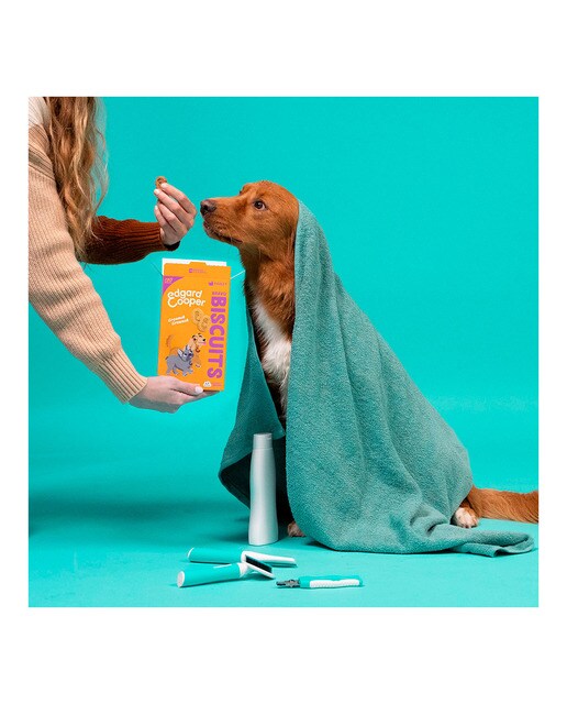 Snack para perros Edgard & Cooper galletas Bravo pollo 400 g 4