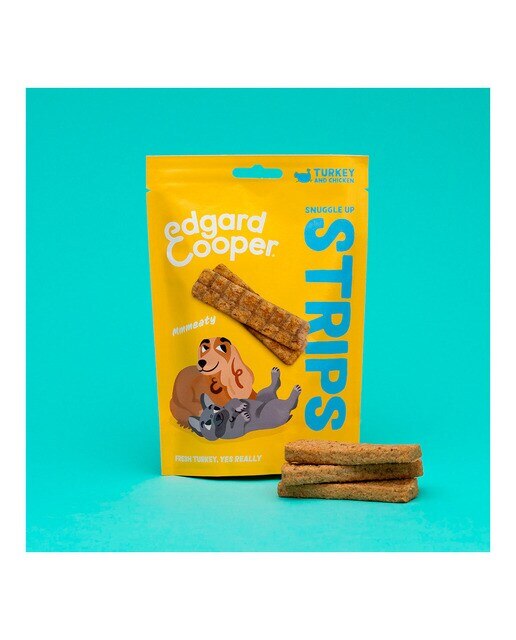 Snack para perros Edgard & Cooper tiras de pavo y pollo 75 g 2