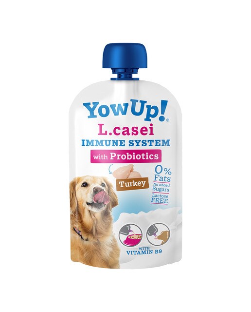 Imagen 0 de Yogur sin lactosa para perros Yow Up yogur L. Casei sistema inmune con probióticos pavo 115 g