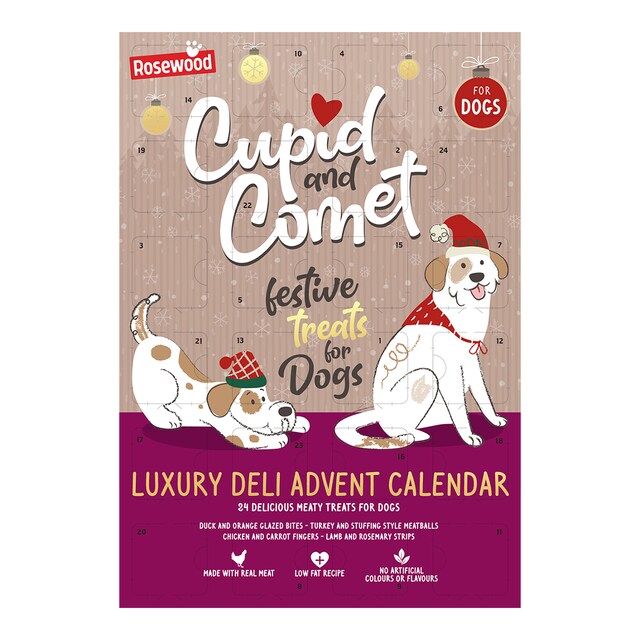 Imagen 0 de Calendario de Adviento de lujo para perros adultos Rosewood 24 piezas