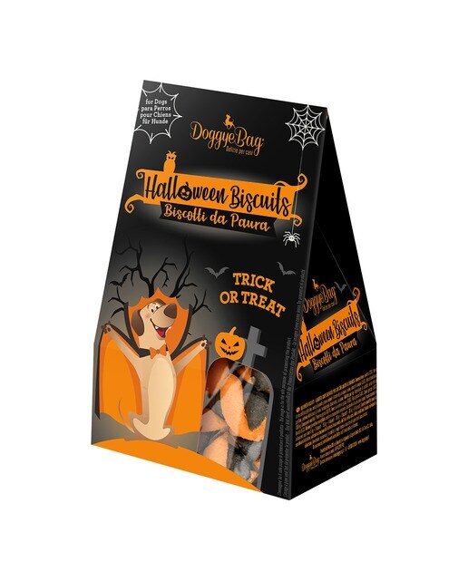 Snack para perros adultos Doggyebag galletas bicolor Halloween 90 g