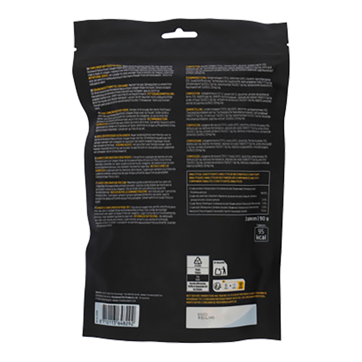 Snack para perros adultos pequeño mediano y grande Naturefood Collagen Rope pollo Rosewood 90 g 2
