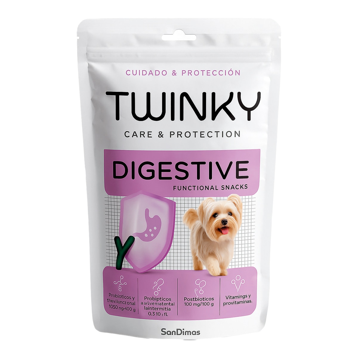 Imagen 0 de Snack digestivo para perros Twinky 100 g