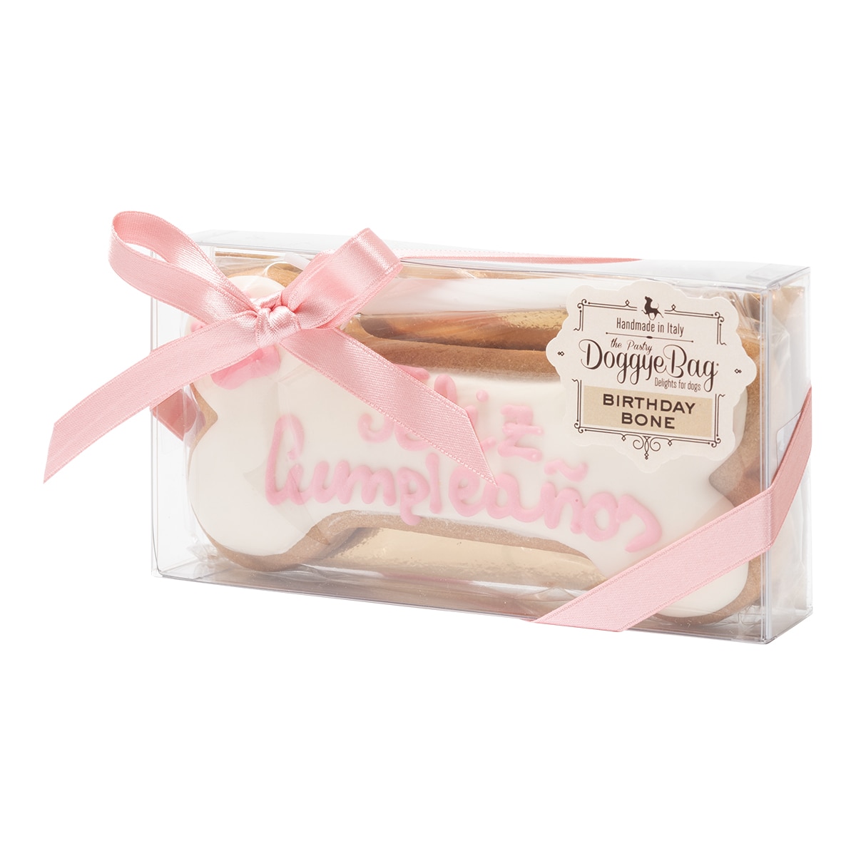 Imagen 0 de Galleta en forma de hueso de cumpleaños para perros adultos Doggyebag 85 g