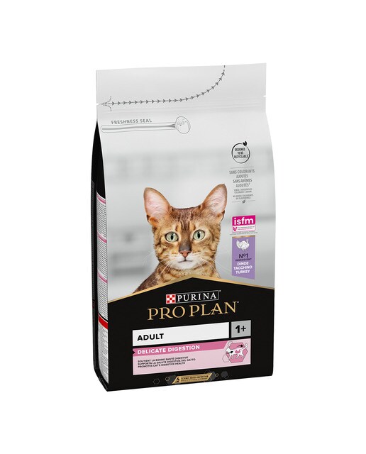 Purina Pro Plan - Pienso para gatos adultos Purina Pro Plan Delicate Digestion pavo 1,5 kg