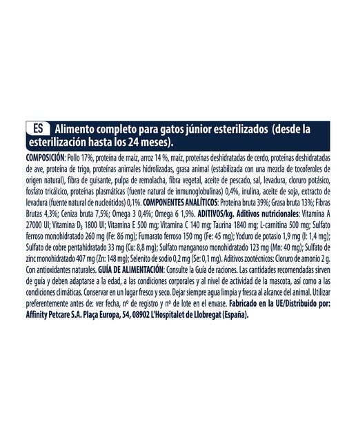 Pienso para gatos jóvenes esterilizados Advance Sterilized junior pollo y arroz 1,5 kg 5
