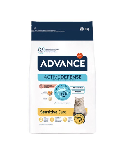 Advance - Pienso para gatos Advance Adult Sensitive salmón y arroz