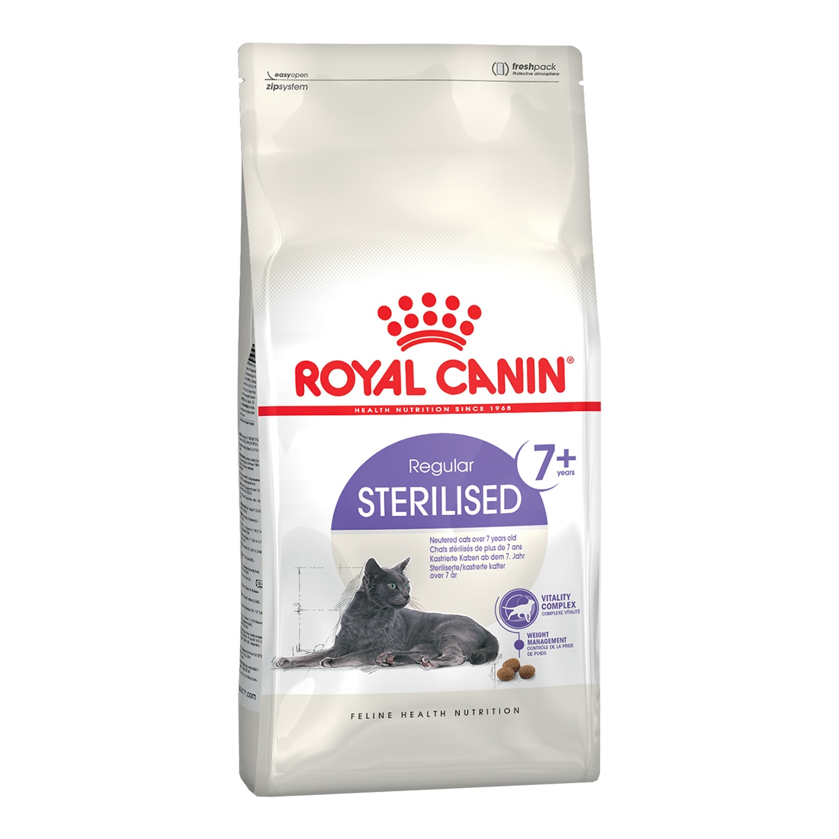 Royal Canin - Pienso para gatos adultos y sénior Royal Canin Sterilised 7+