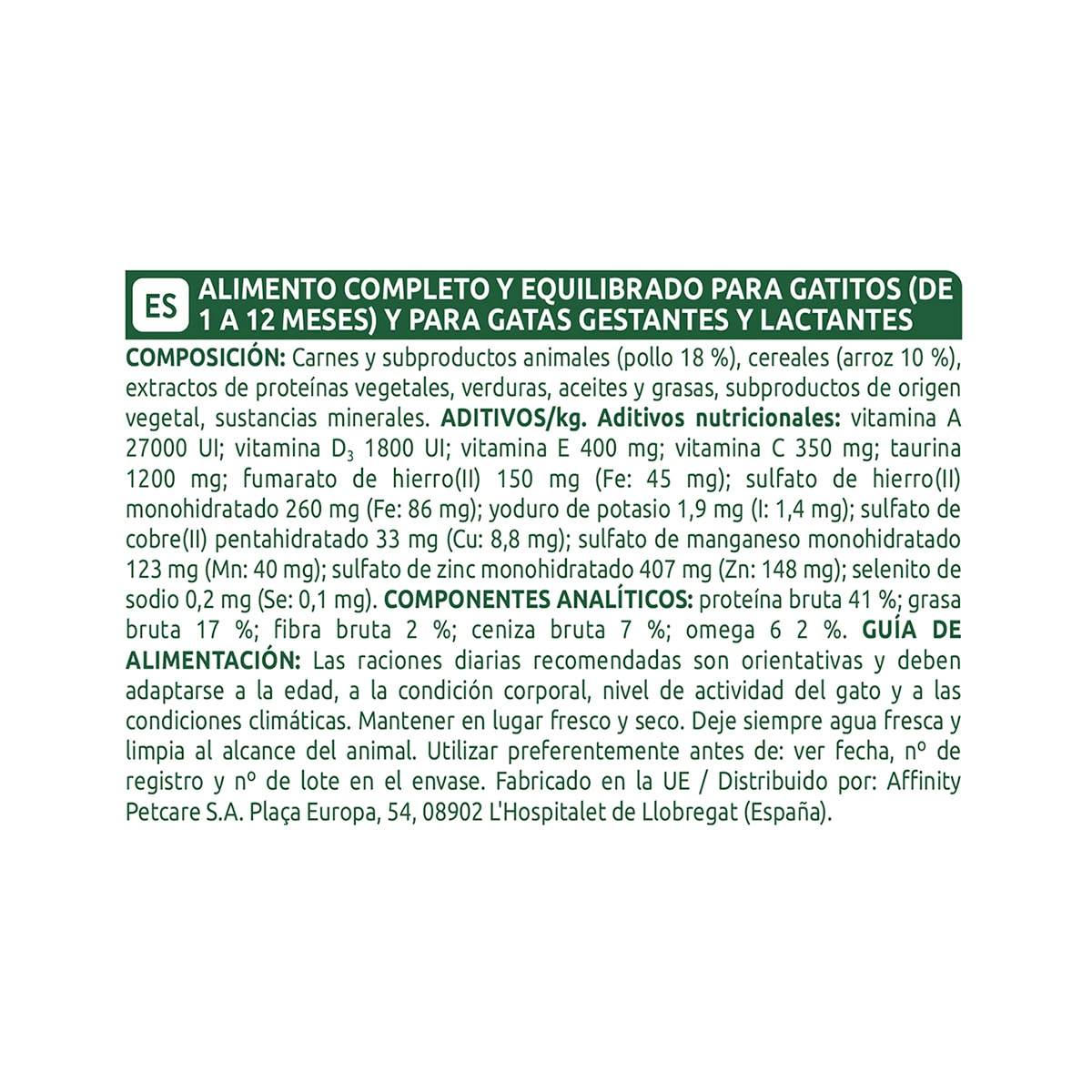 Pienso para gatitos Libra pollo y arroz 1,5 kg 5