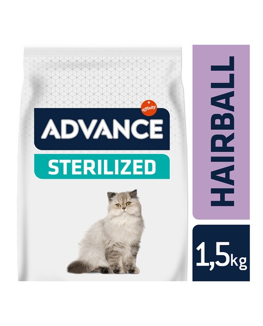 Pienso para gatos esterilizados Advance Sterilized Hairball pavo 5