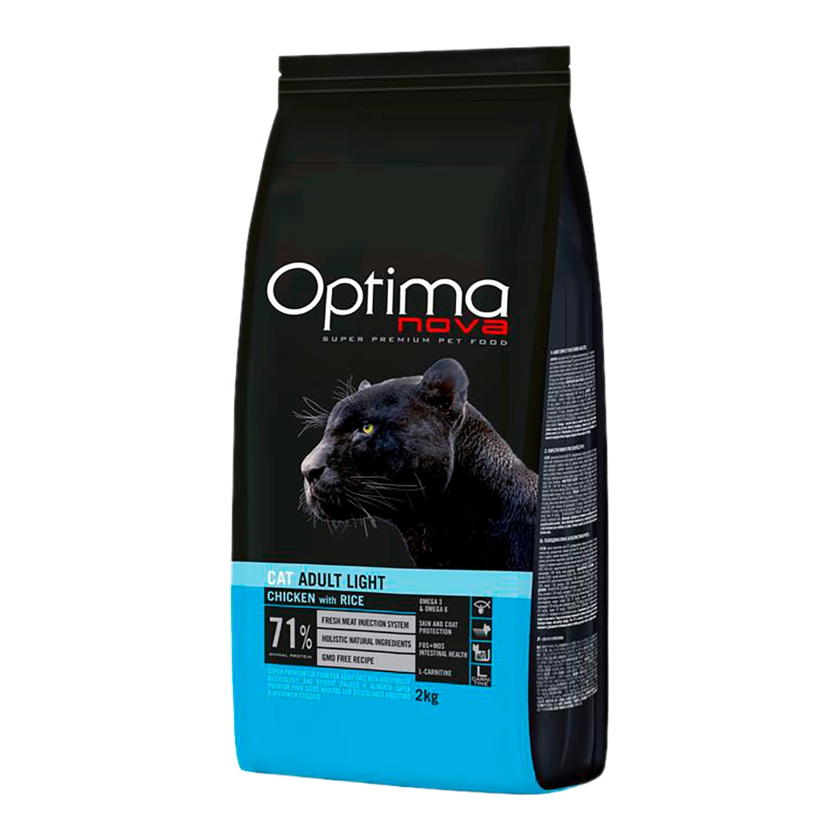 Imagen 0 de Pienso para gatos adultos Optima Nova Light pollo y arroz