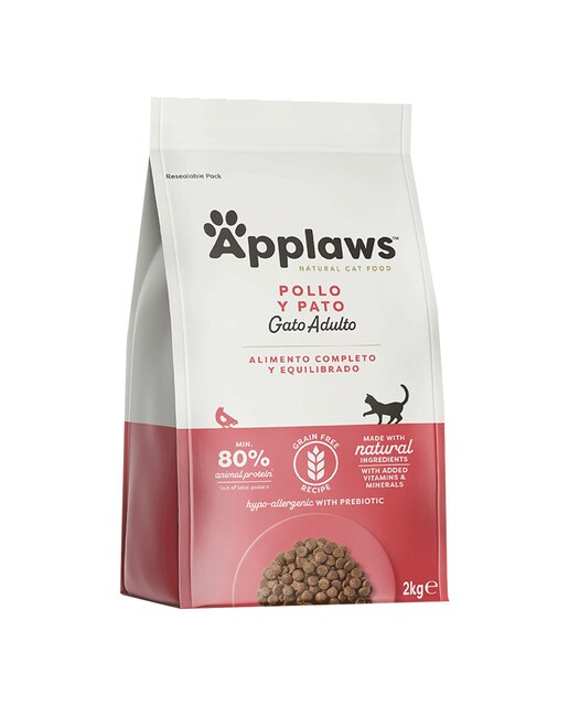 Applaws - Pienso para gatos adultos Applaws pollo y pato 2 kg