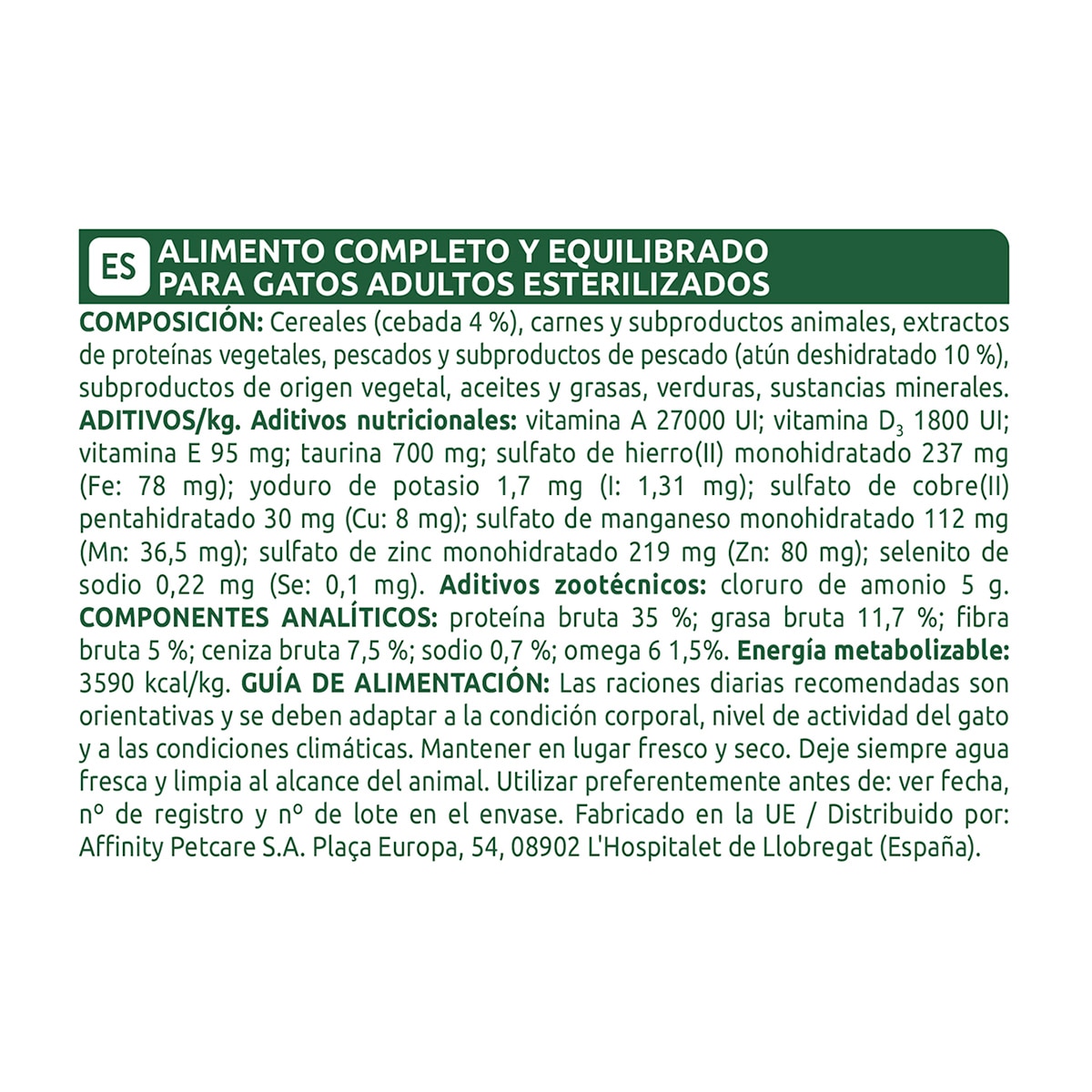 Pienso para gatos adultos esterilizados Libra atún 5