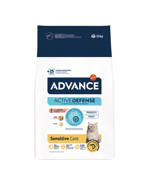 Advance - Pienso para gatos Advance Adult Sensitive salmón y arroz