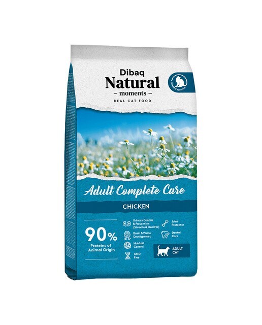 Pienso para gatos adultos Dibaq Natural Complete Care pollo