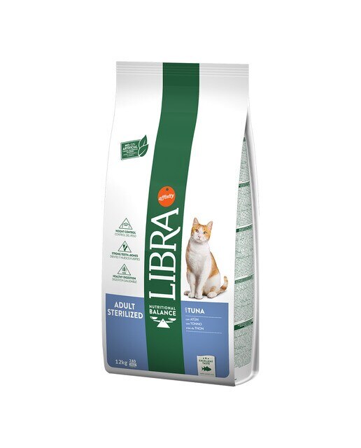 Libra - Pienso para gatos adultos esterilizados Libra atún