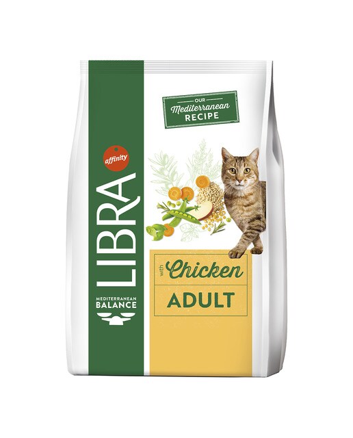 Libra - Pienso para gatos adultos Libra pollo 12 kg