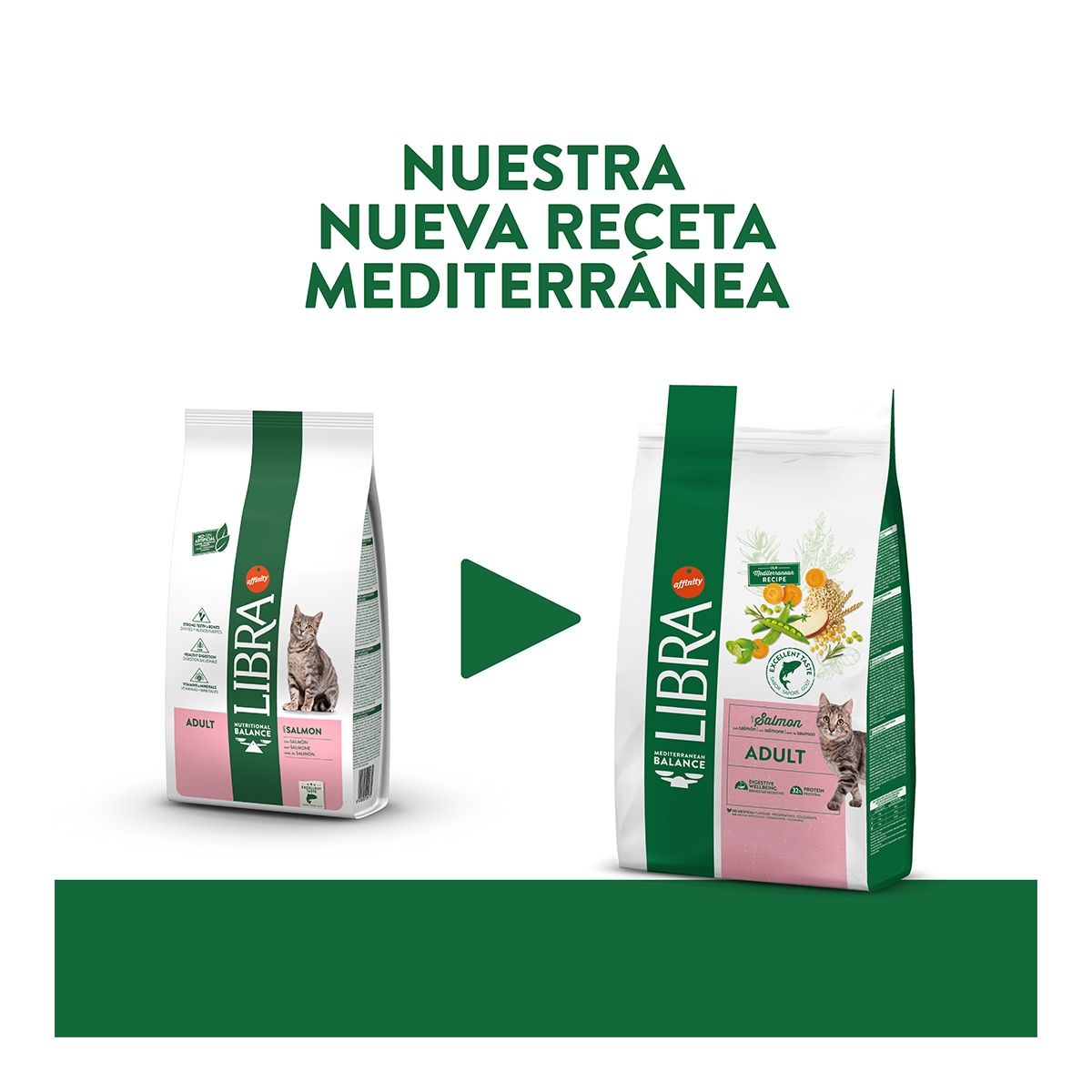 Pienso para gatos adultos Libra salmón y arroz 2