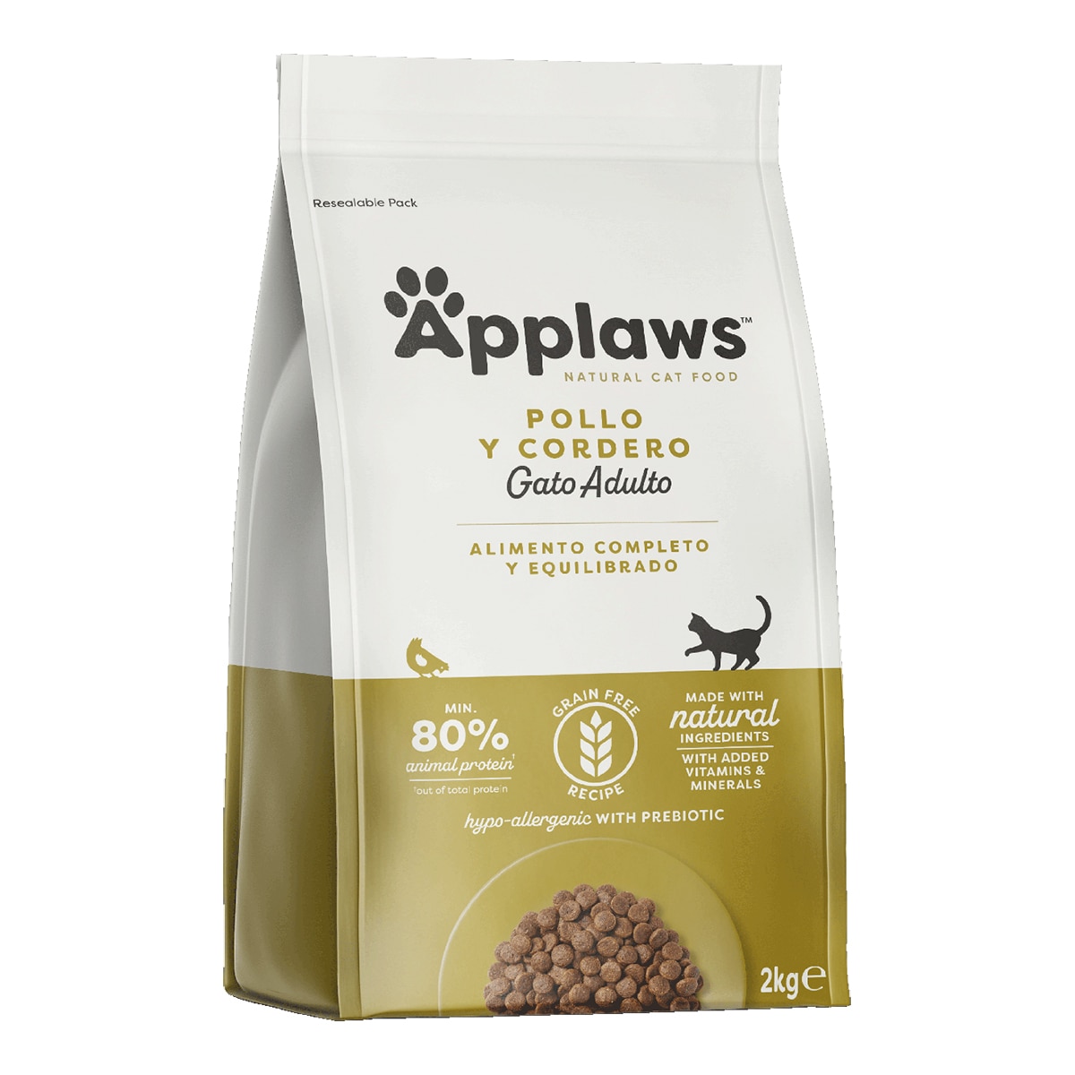 Imagen 0 de Pienso para gatos adultos Applaws pollo y cordero 2 kg
