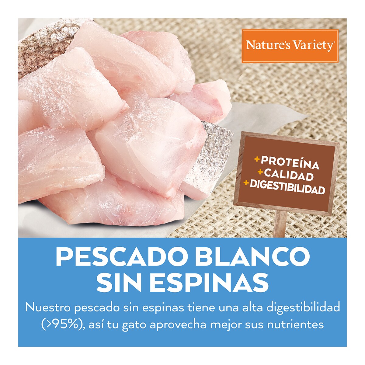 Pienso para gatitos Nature's Variety Healthy Grains pescado blanco 1,25 kg 3