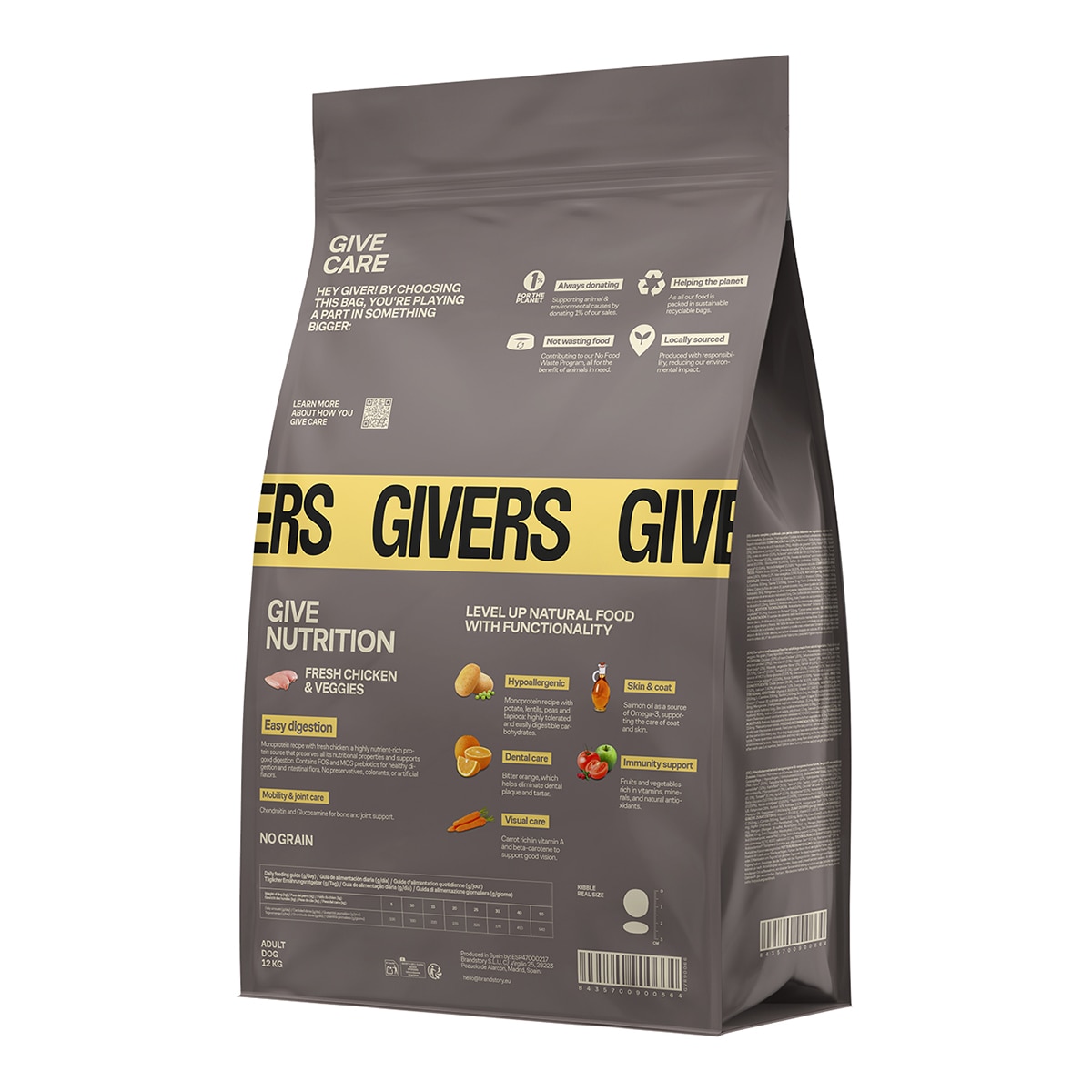 Pienso para gatitos Givers pollo fresco y vegetales 3