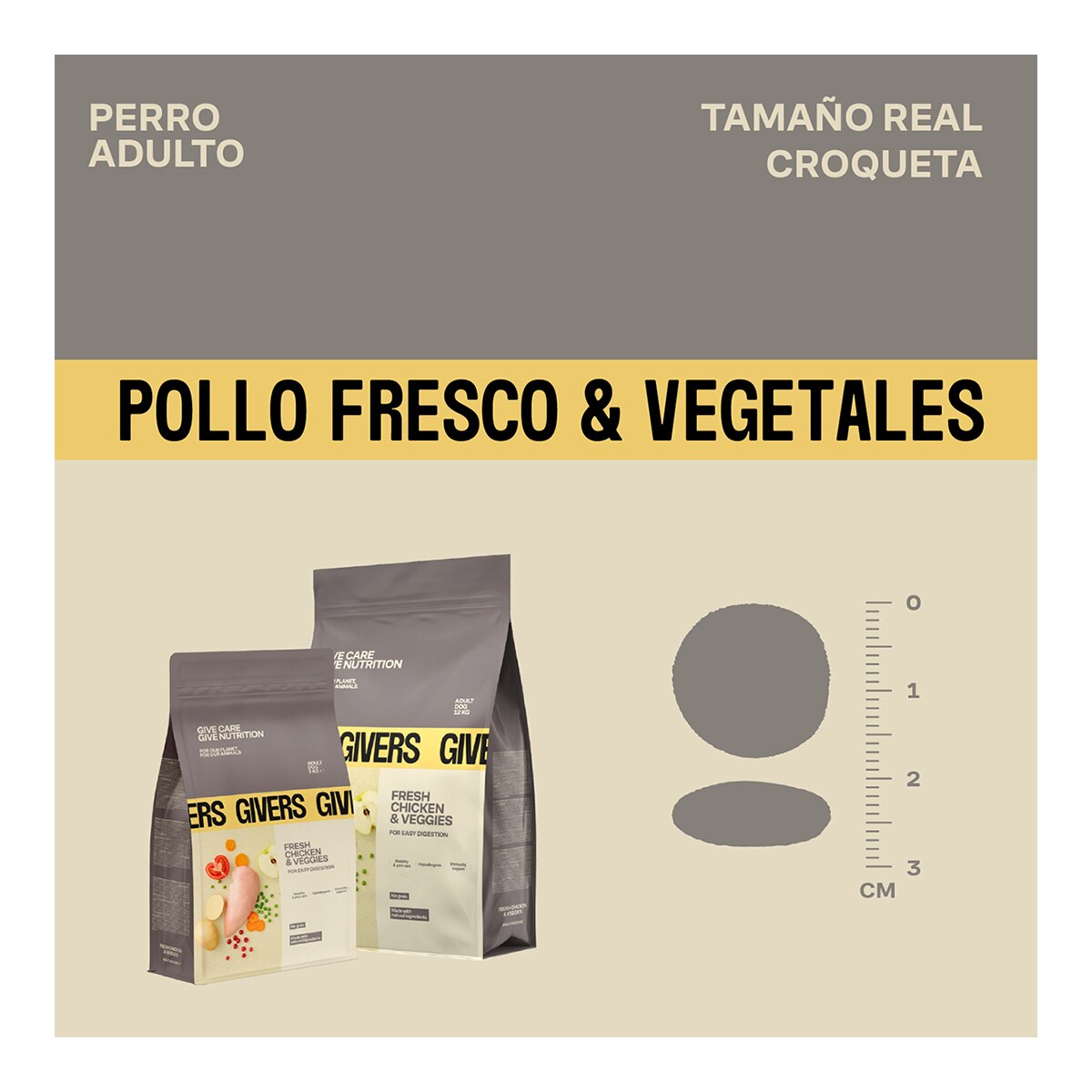 Pienso para gatitos Givers pollo fresco y vegetales 4
