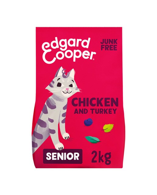 Edgard & Cooper - Pienso para gatos sénior Edgard & Cooper pollo y pavo sin cereales 2 kg